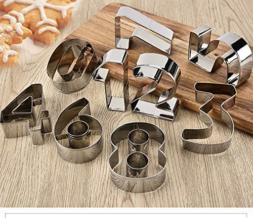 HoaBoly Number Cookie Cutter Set