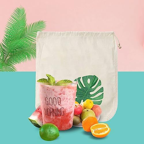 Premium Reusable Nut Milk Hooded Strainer Cover for Kitchen Use