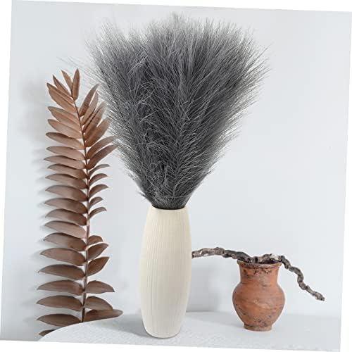Amosfun Synthetic Artificial Pampasgrass Faux Realistic Greenery Decor