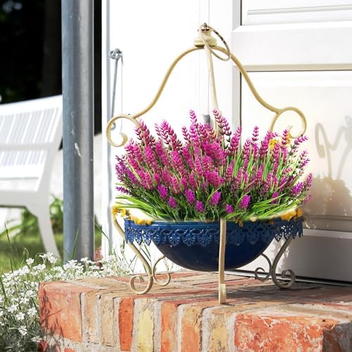 12 Bundles Fake Fuchsia Monkey Grass
