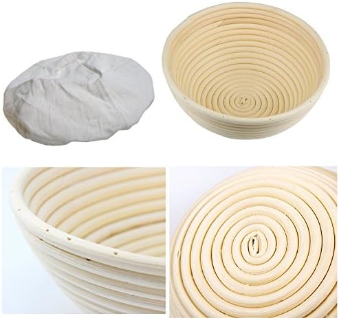 Sourdough Proofing Basket Set Natural Rattan Handmade