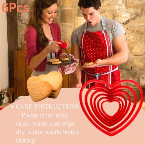Valentines Day Heart Cookie Cutter Set