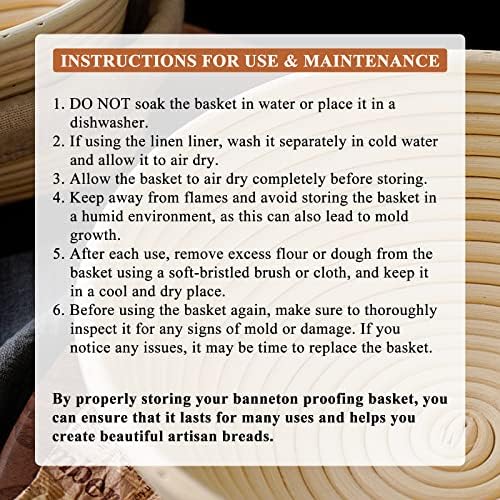 BEffects Sourdough Proofing Basket Set by SnailDigit