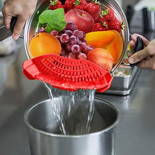 AUOON Clip-On Strainer Effortlessly Drain Style Your Kitchen