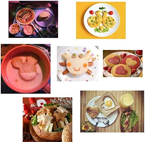 Fun Shapes 13-Piece Sandwich Food Cutters for Kids Adults