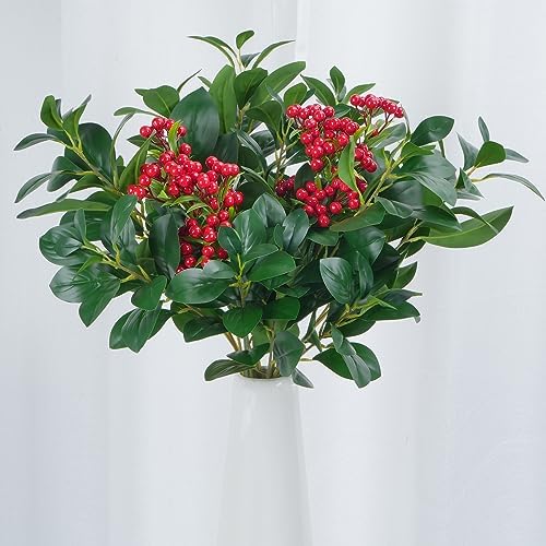 AILANDA Artificial Greenery Stem 323 Long Faux Eucalyptus