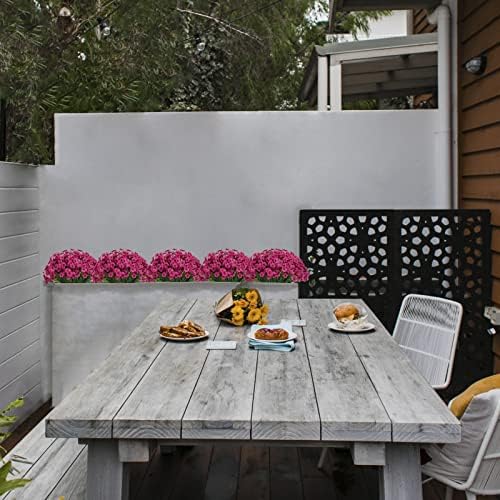 Realistic Artificial Outdoor Flowers Rose Red