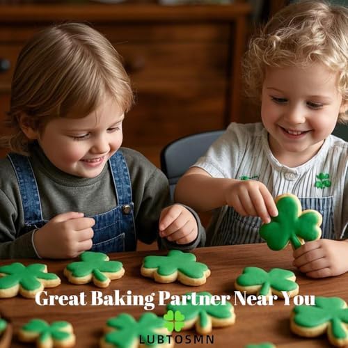 S Clover shamrock cookie cutter set St Pattys Day decor