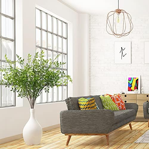 Dremisland Artificial Bamboo Plants 433 inches - 2 Pcs Set