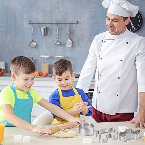 6-Piece Truck Cookie Cutters Set for Party Favors and Baking