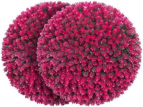 Elegant 165in artificial topiary boxwood balls