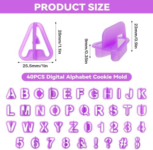 Personalized Alphabet Cookie Cutters Set