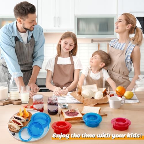 DARSUN Drirster Sandwich Cutter and Sealer 5PCS for Kids Easy Crustless Sandwiches