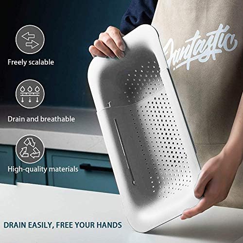 Collapsible Sink Colander and Strainer Basket