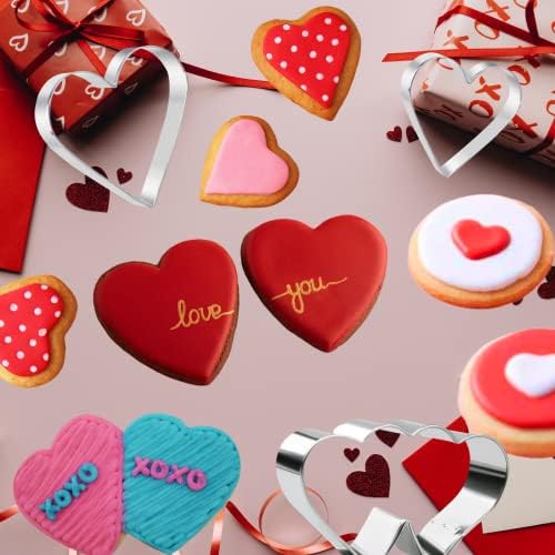 Stainless Steel Heart Love Cookie Cutter Set