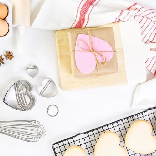 ALLTOP Biscuit Cutters with Handle Stainless Steel Cookie Cutter for Baking