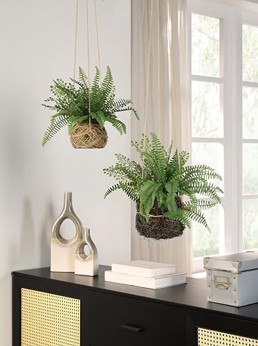 Elegant Fake Boston fern Bush for Indoors Outdoors
