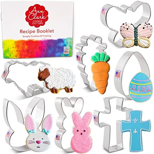 Easter Bunny Cookie Cutters Set 7-Piece by Ann Clark