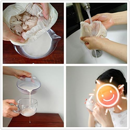Natural Cotton Straining Bags for Cold Brew Coffee Tea 2-Pack