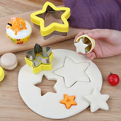 Star Cookie Cutters 3-Piece Set for Baking