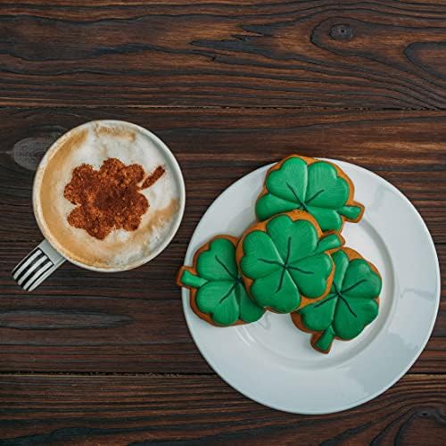Fostudork Shamrock Cookie Cutters Set 6 Pieces