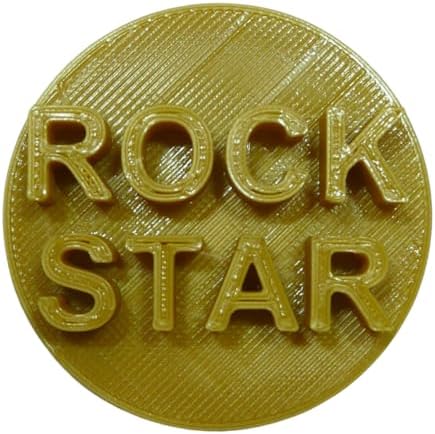 ROCK STAR CANDY HEART COOKIE STAMP