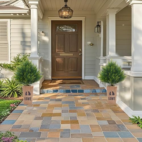 Artificial Cedar Topiary Tree for Front Porch or Garden