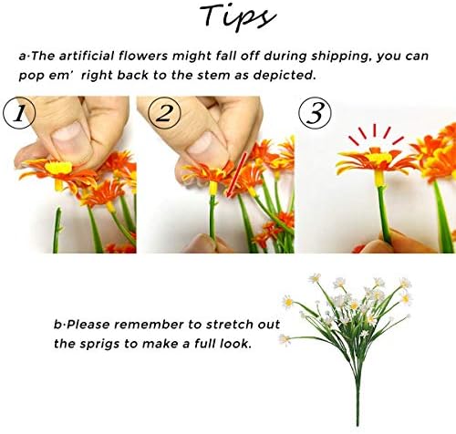 Stylish UV-Resistant Fake Flowers for Outdoor Use