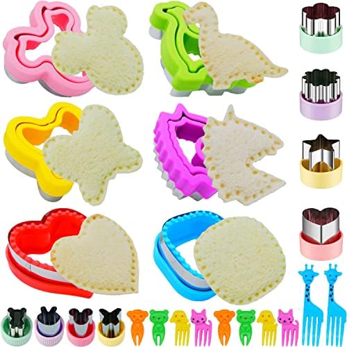 Cute Shapes BANIC 24Pcs Sandwich Cutter Set