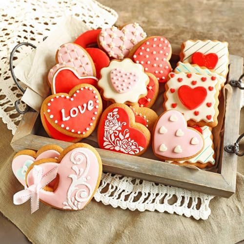 HULISEN Heart Cookie Cutter Set Too Cute and Durability Great Professional Baking Tools