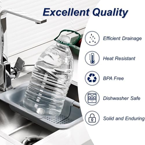 Adjustable Sink Strainer Basket _drain Food Efficiently