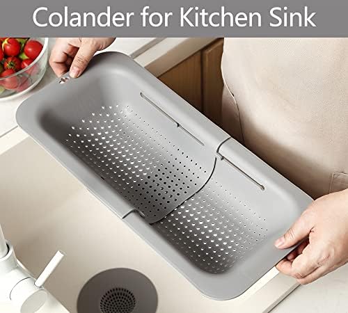Adjustable Over the Sink Colander
