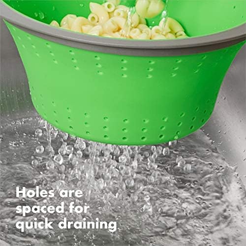 OXO Good Grips 2 Quart Silicone Strainer Durable Compact
