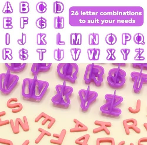 Personalized Alphabet Cookie Cutters Set