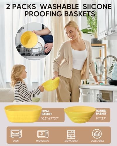 Sourdough Bread Baking Supplies 34 OZ Starter Kit