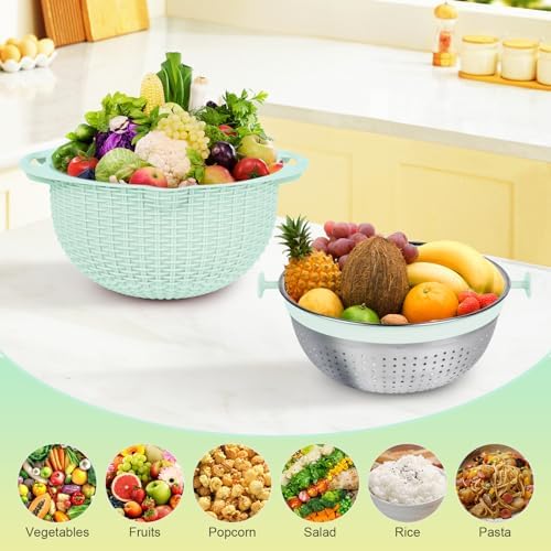 4-in-1 Colander Set for Kitchen Unique Design Durable Safe