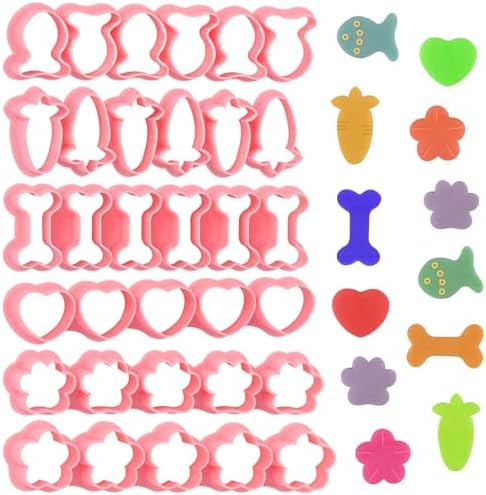 HUAKENER Mini Cookie Cutters Set of 6