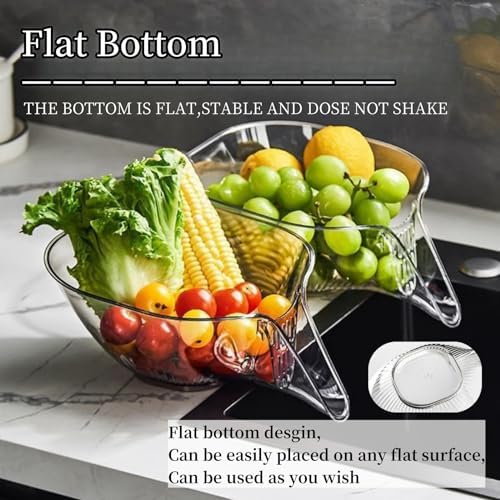 Streamline Design Multifunctional Drain Basket with Spout