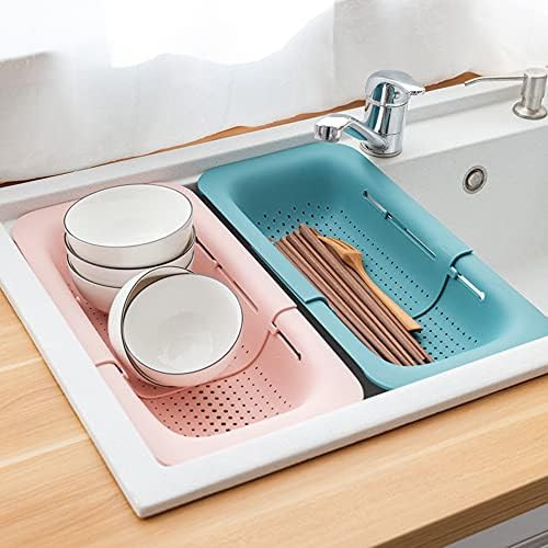 Compact Efficient Kitchen Essential Collapsible Sink Strainer for Fruit Vegetables More