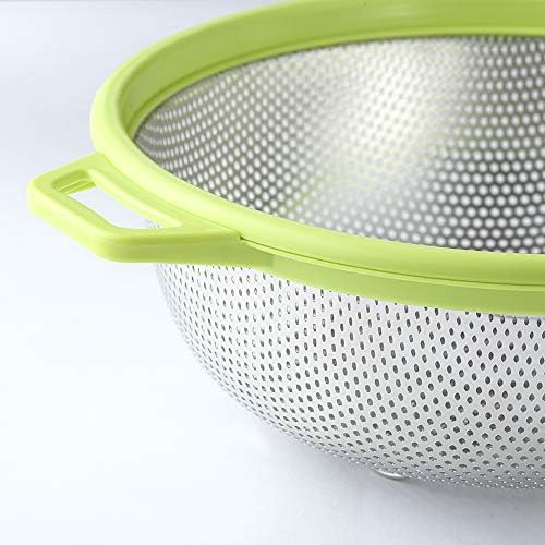 HiramWare 5-Quart Stainless Steel Colander