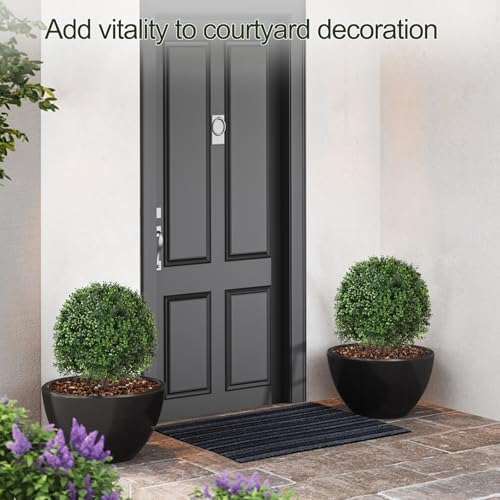 Fuasozy 24 Artificial Boxwood Topiary Balls Set of 2