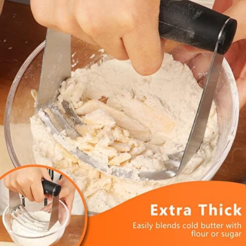 HULISEN Stainless Steel Pastry Set with Ergonomic Design