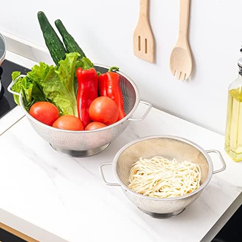 Chic and Functional 3-Quart Stainless Steel Colander