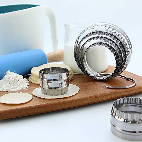 Fluted Cookie Cutters Set of 6