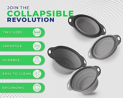 Ultimate Kitchen Strainers Set of 2