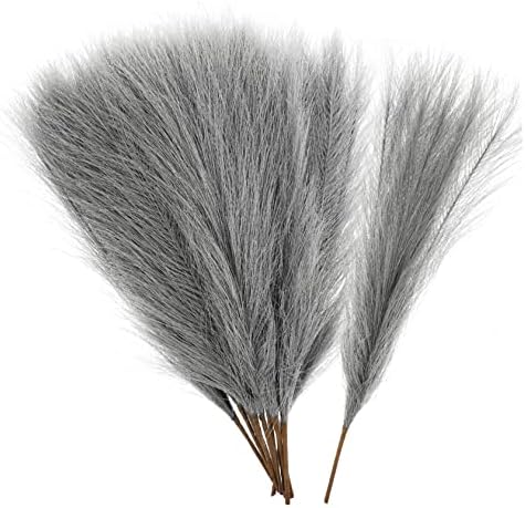 Amosfun Synthetic Artificial Pampasgrass Faux Realistic Greenery Decor