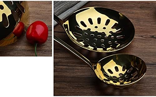 Ergonomic Long-Handle Colander Spoon Set