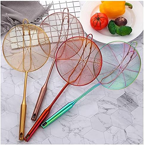 2-Piece 188 Stainless Steel Spider Strainer Skimmer Ladles