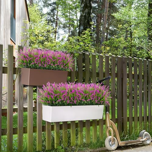 10-Layer Faux Lavender Flowers Outdoor