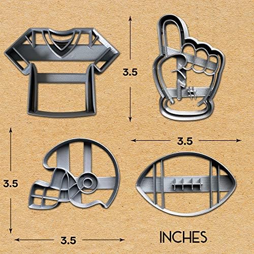 Football Cookie Cutter Set